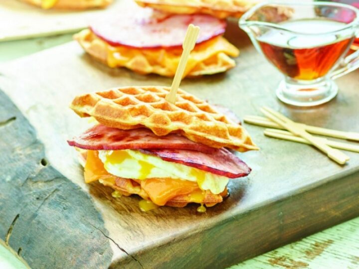 Ham & Waffle Breakfast Sandwiches Baton Rouge Parents