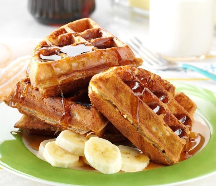 Peanut Butter and Banana Waffles Baton Rouge Parents