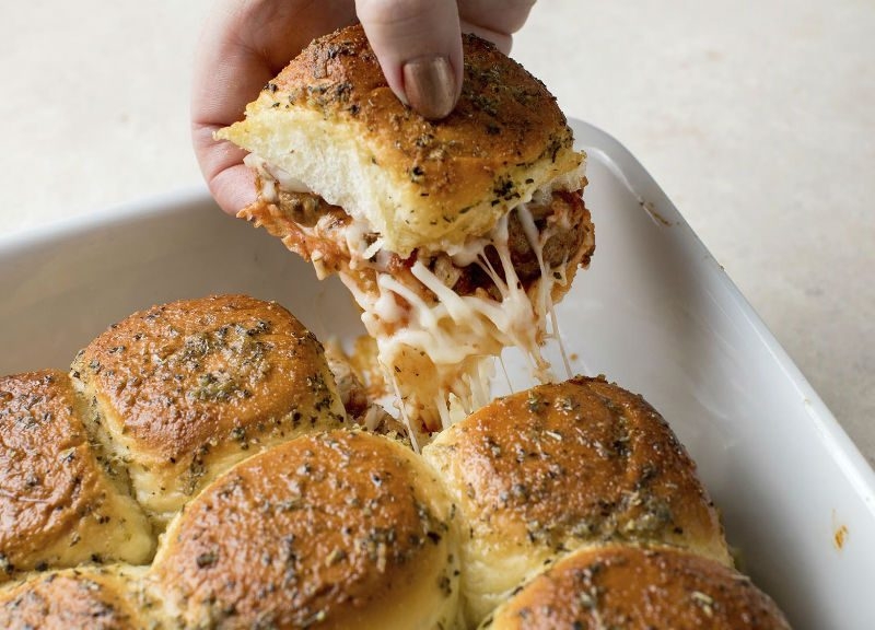 PullApart Garlic Bread Meatball Sandwiches Baton Rouge Parents
